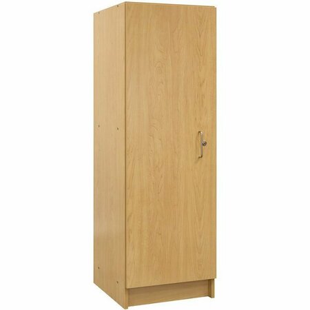 TOT MATE TM2084A.S2222 Maple Single-Door Tall Laminate Cabinet - 19 1/2'' x 20 1/2'' x 59 1/2'' 538TM2084MPA